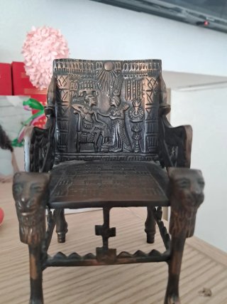 Riproduzione Trono Egizio Antico di Tutankhamon