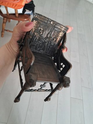 Riproduzione Trono Egizio Antico di Tutankhamon