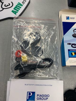 Sistema comunicación Bluetooth Piaggio Casco Moto