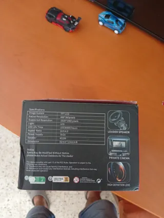Proyector Mini Rotundity Rojo