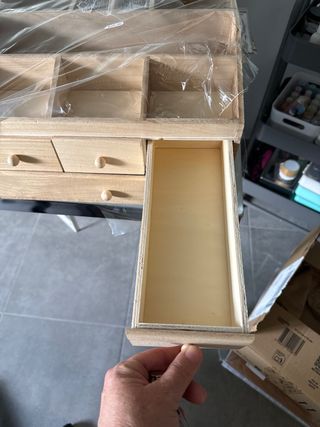 Mueble organizador de madera