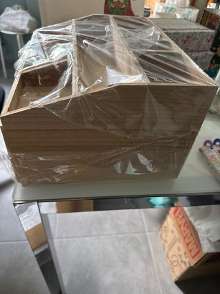 Mueble organizador de madera