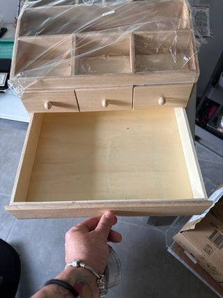 Mueble organizador de madera