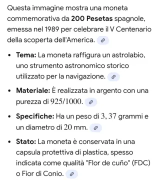 Moneta Spagna Argento FS Proof 200 PTAS