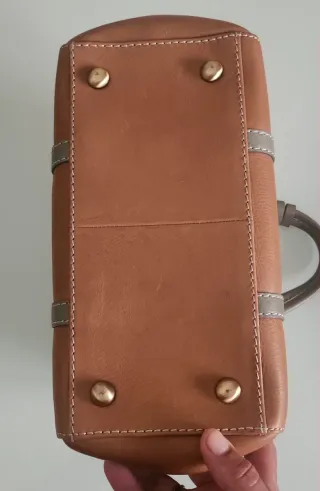 Bolso Adolfo Dominguez Marrón y Gris