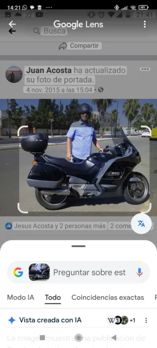 Honda Pan European Negra/Gris