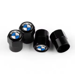 Tampas Válvula BMW Pretas (Conjunto de 4)