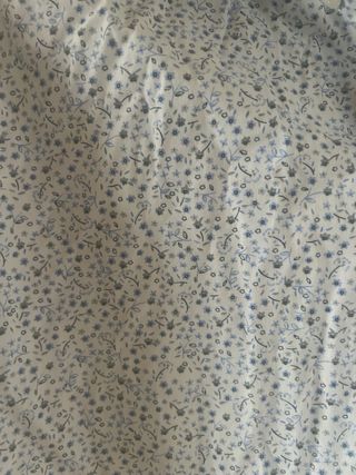 Camisa Dustin flores azul y blanco