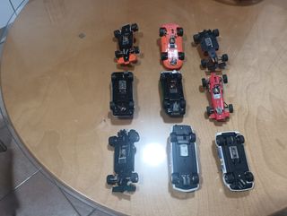 Lote 9 coches Scalextric Exin Hornby Altaya