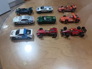 Lote 9 coches Scalextric Exin Hornby Altaya