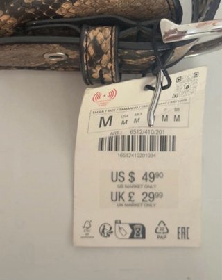 Bolso efecto piel de serpiente