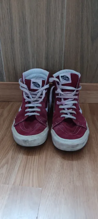Zapatillas Vans Bota granate/rojas