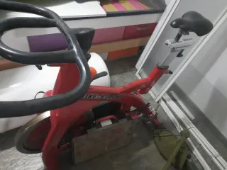 Bicicleta Estática Roja