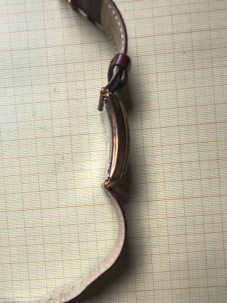 Reloj Kronos Cuarzo Dorado y Marrón