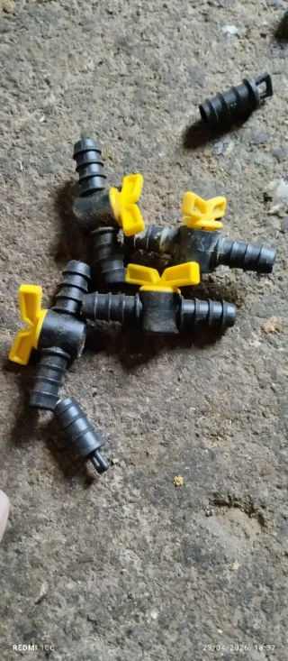 Tubo riego goteo