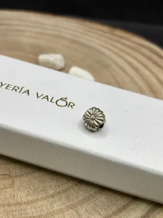 Charm gato en cama plata