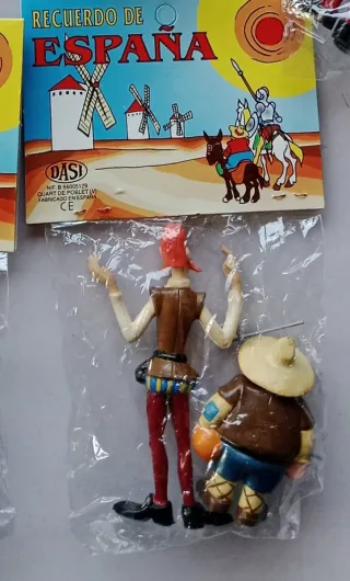 FIGURAS QUIJOTE Y SANCHO .
