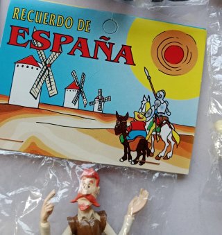 FIGURAS QUIJOTE Y SANCHO .