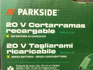 Tijeras Podar Recargable PARKSIDE 20V