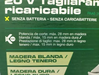 Tijeras Podar Recargable PARKSIDE 20V