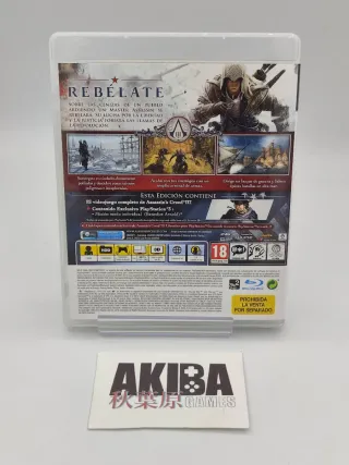Juego PS3 Assassin's Creed III Join or Die Ed.