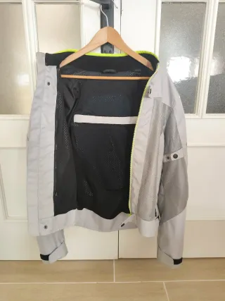 Chaqueta Acerbis Verano Gris y Amarillo. Talla M