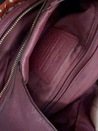 Bolso Coach Rojo Piel