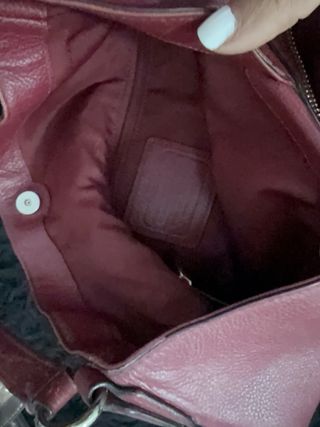 Bolso Coach Rojo Piel