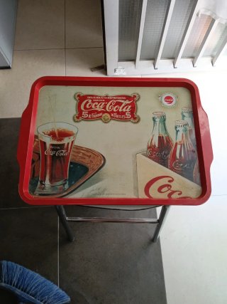 Bandeja metálica Coca-Cola