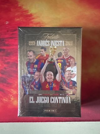 Caja Panini Andrés Iniesta El Juego Continúa
