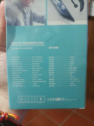 Wireless headset S109 Diseño Ejecutivo