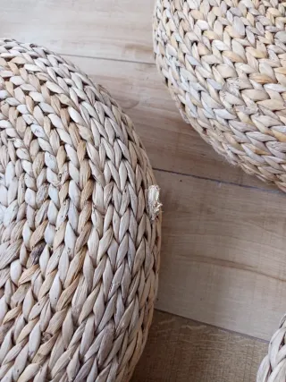 Asiento de mimbre redondo IKEA ALSEDA stool