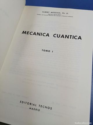 MECÁNICA CUÁNTICA MESSIAH 1ª Edición