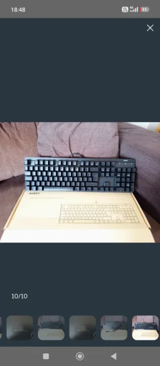 Teclado Mecánico Aukey RGB NUEVO. OFERTAAAAAA