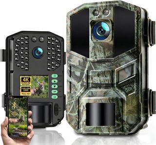 Fototrappola, 64 MP 4K HD WiFi Bluetooth