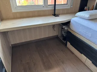 Cama nido con 3 cajones y escritorio