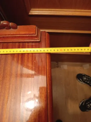 Cómoda tocador madera años 70
