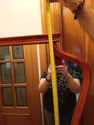 Cómoda tocador madera años 70