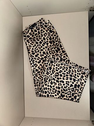 Falda Zara Animal Print Larga