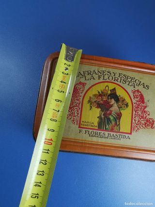 Antigua lata Azafranes y Especias La Florista
