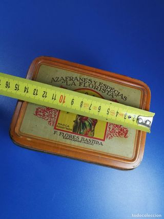 Antigua lata Azafranes y Especias La Florista