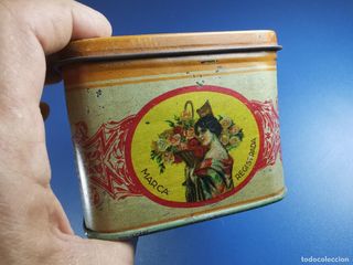 Antigua lata Azafranes y Especias La Florista