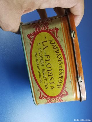 Antigua lata Azafranes y Especias La Florista