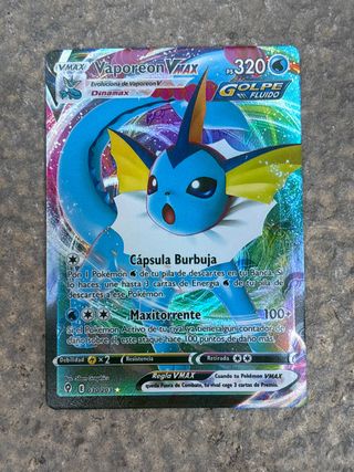 Carta Pokémon Vaporeon VMAX 320 HP