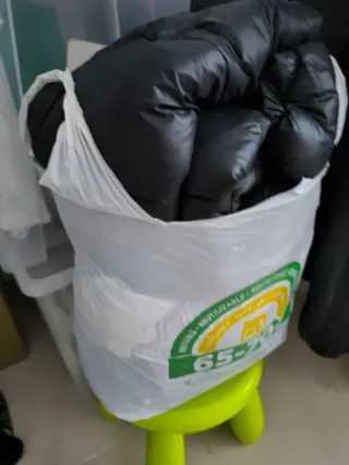 Regalo Bolsa Ropa Hombre L/XL Negra