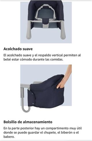 Inglesina Fast, Asiento de Mesa Plegable azul