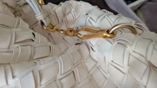 Borsa Miu Miu Beige Pelle Intrecciata