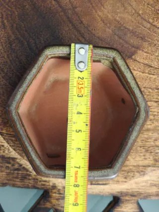 Pequeña maceta cerámica bonsai