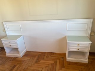 Lote de muebles vintage de salon y dormitorio