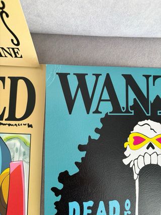 Bolsa Wanted One Piece y pósters